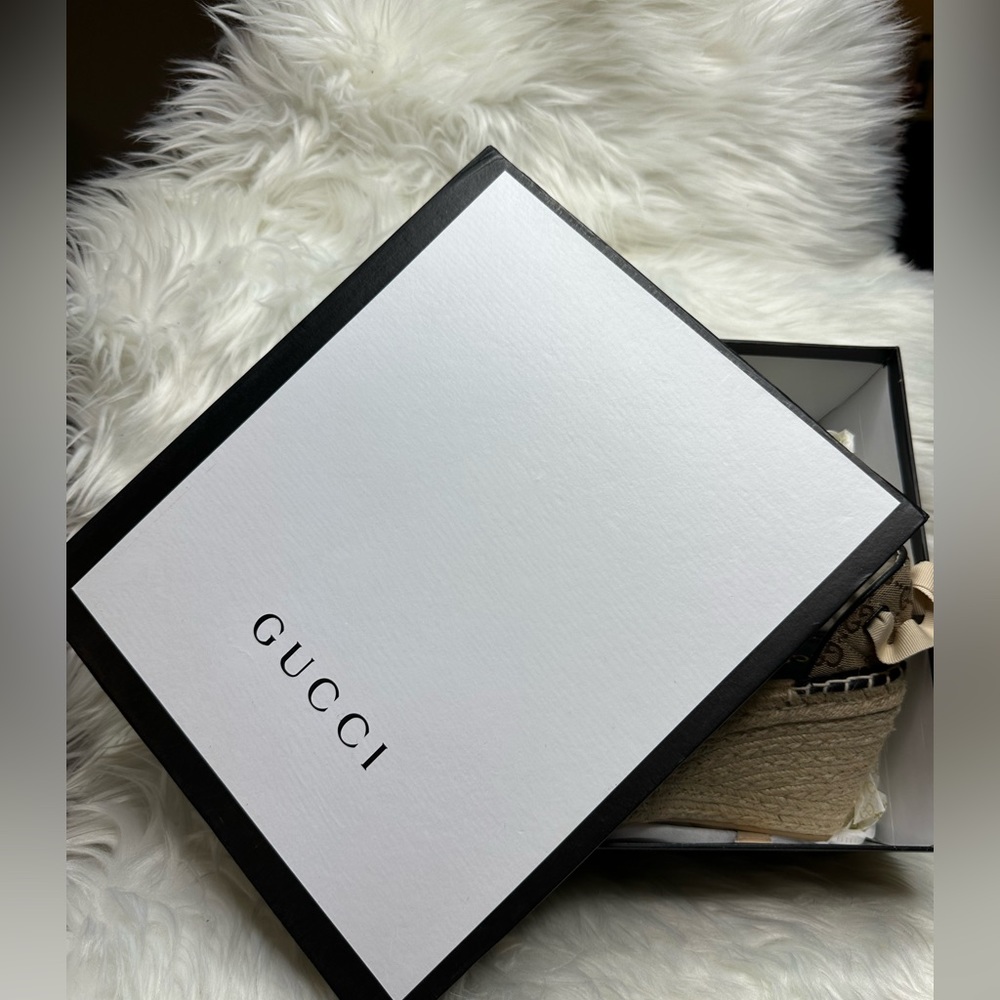 Gucci Matelassé Platform Espadrille prev owned